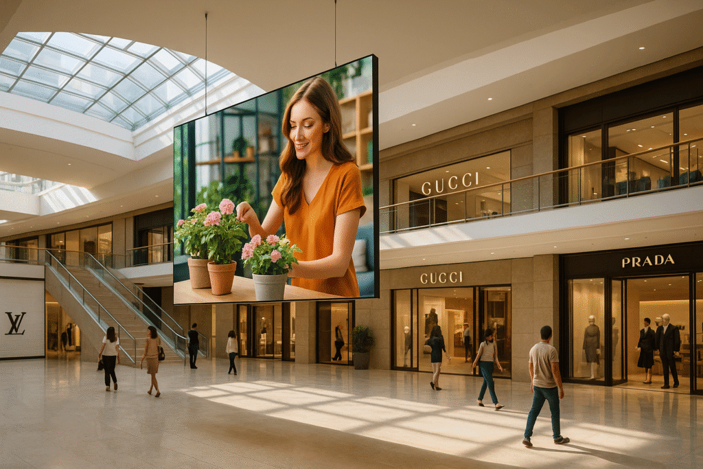 Slim led screen