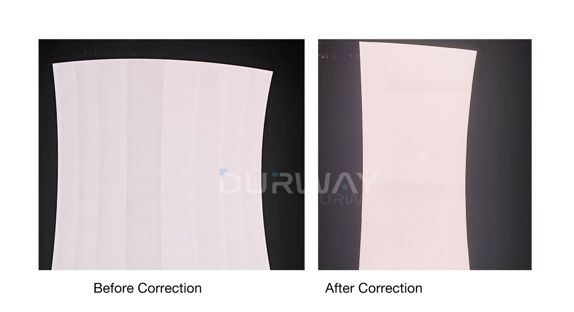 led screen correction