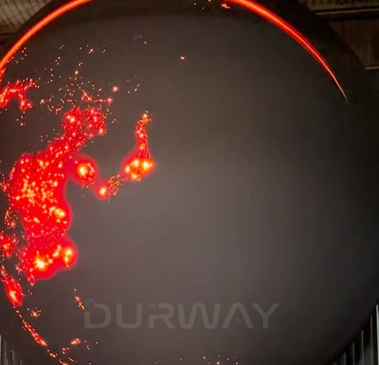 Black led sphere