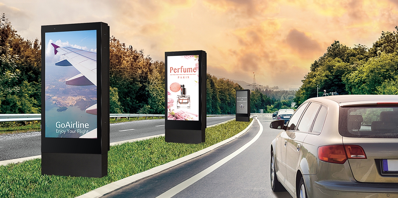 75'' outdoor led signage